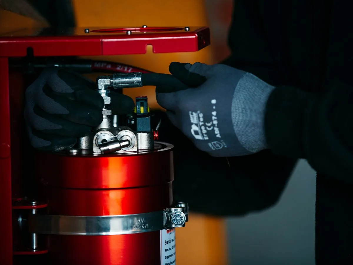 Fogmaker fire suppression system valve
