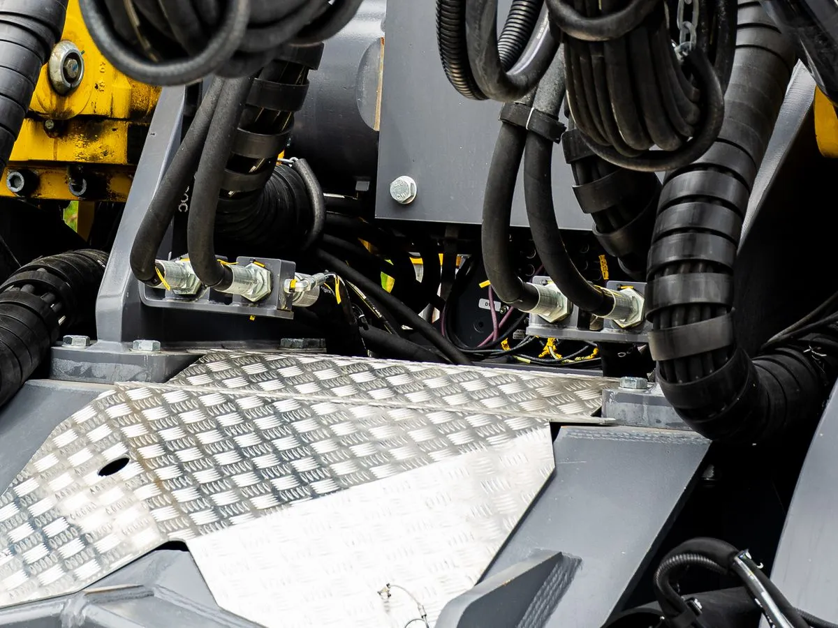 Heavy mining equipment tyre — everyday maintenance work